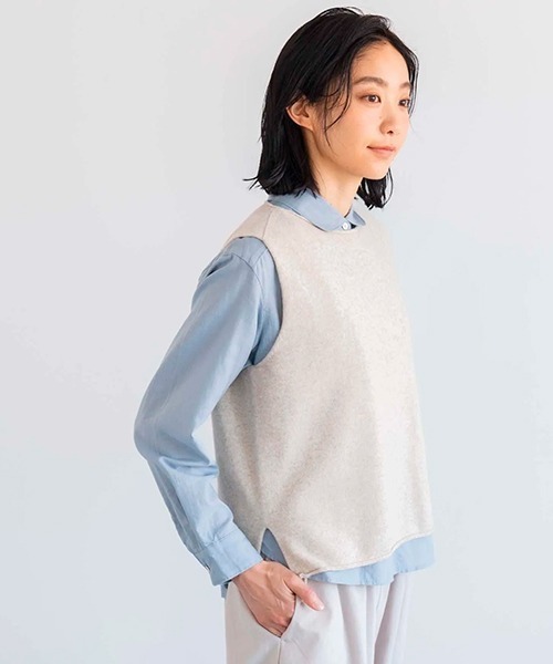 D ベスト ジレ ラムウールシンプルベスト レディース : ZOZOTOWN Yahoo