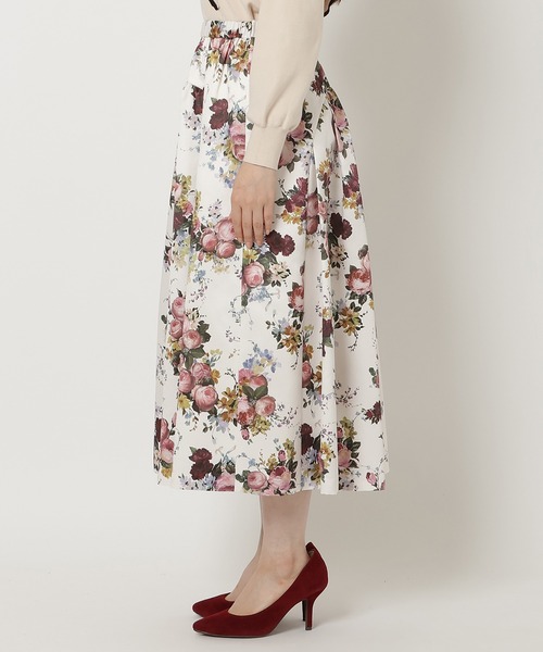 Rose Tiara 花柄レース ロングスカート 46 Rose Tiara（ローズティアラ） スカート クラシカルローズスカート