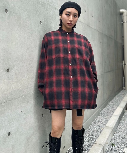 MFC STORE CHECK FLANNEL SHIRT Lサイズ