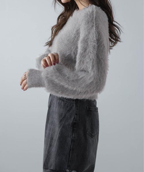 楽天市場】〔カ〕シャギーニット ニット レディース 秋冬 冬 トップス