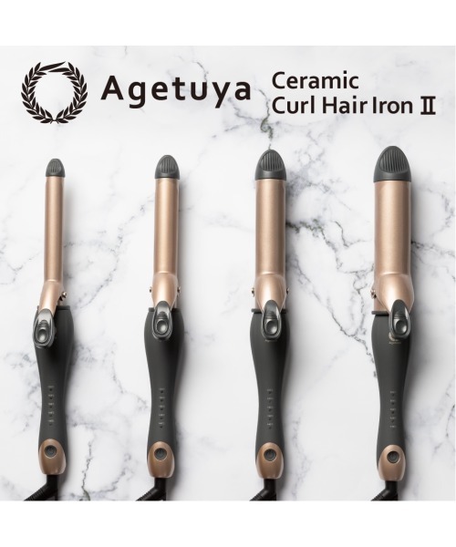 Agetuya（アゲツヤ） セラミックカールヘアアイロン2 : ZOZOTOWN Yahoo