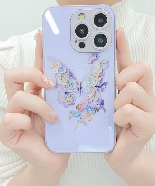 Lace Ladies（レースレディース） スマホケース 3Dフラワーバタフライ