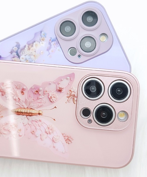 Lace Ladies（レースレディース） スマホケース 3Dフラワーバタフライ