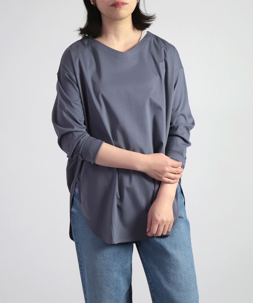 トレーナー スウェット 「 OWLEYE by domingo / アウルアイ 」 60/- シルケットスムースラウンドプルオーバー レディース
