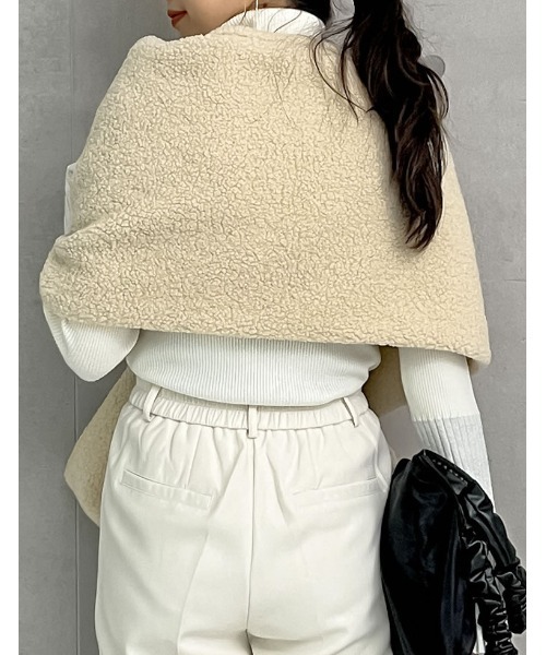 Re:EDIT マフラー ストール テディボアショールマフラー