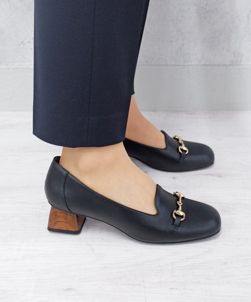 MODE KAORI（モードカオリ） パンプス ウッドヒールビットパンプス