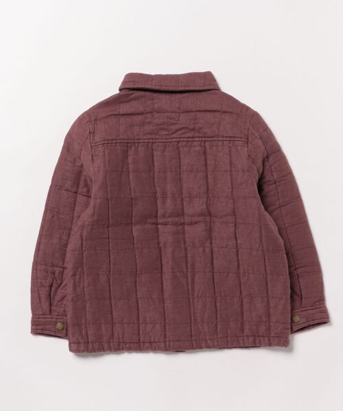ベビー 「Rylee＋Cru」PADDED OVERSHIRT || PLUMの画像