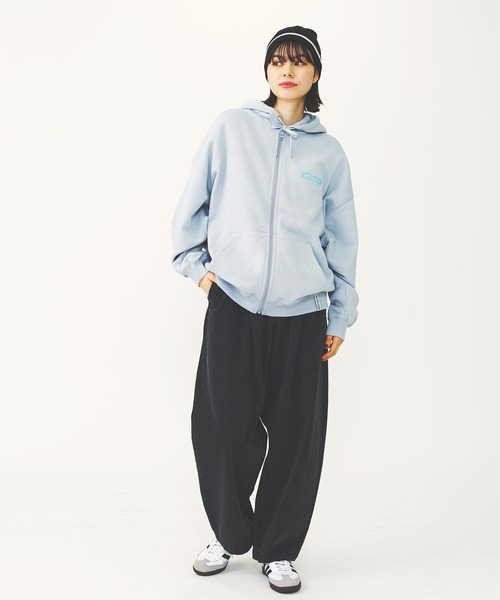 パーカー・フーディ [EMEW] Tatt00 Zip Up MILKFED. パーカー BAR LOGO ZIP UP HOODIE レディース メンズ