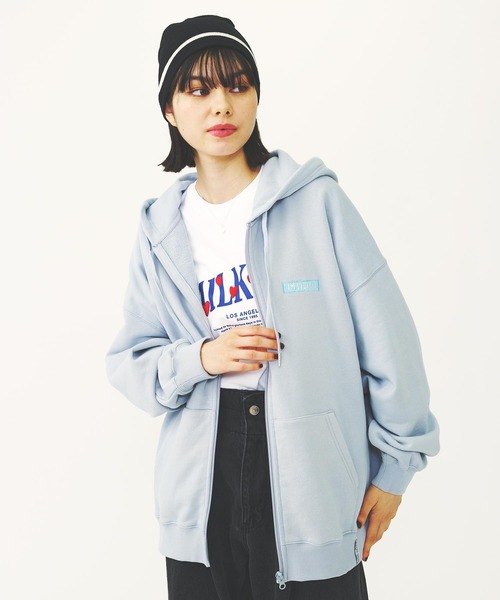 パーカー・フーディ [EMEW] Tatt00 Zip Up MILKFED. パーカー BAR LOGO ZIP UP HOODIE レディース メンズ