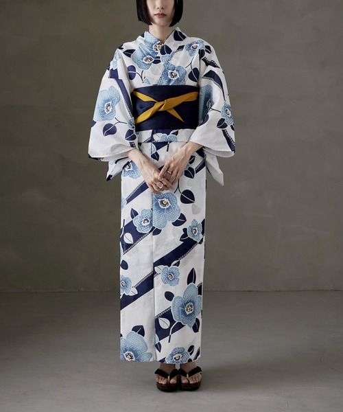asaka 浴衣 浴衣セット レディース 大人浴衣ブランド 綿仕立て