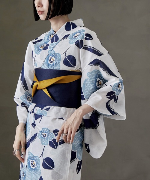 浴衣と帯【大人用/美品】 70726f647563742f6f79383034326e