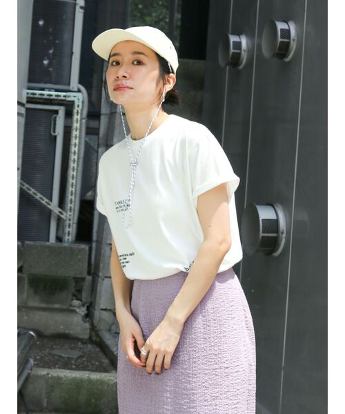 Ungrid tシャツ ミックスロゴエンブロイダリーTee レディース