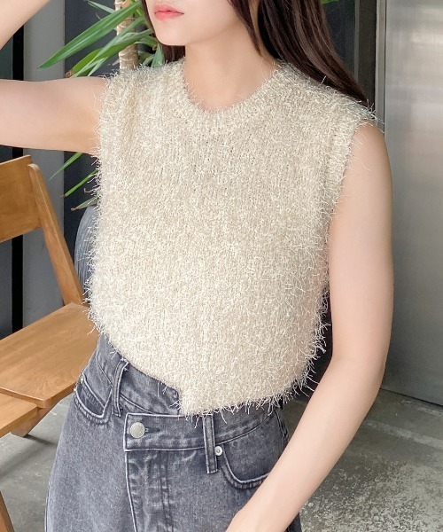 ニット セーター フェザーノースリニット / 1215270801 レディース フェザーノースリニット | PROPORTION BODY DRESSING