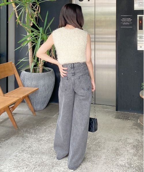 ニット セーター フェザーノースリニット / 1215270801 レディース フェザーノースリニット | PROPORTION BODY DRESSING