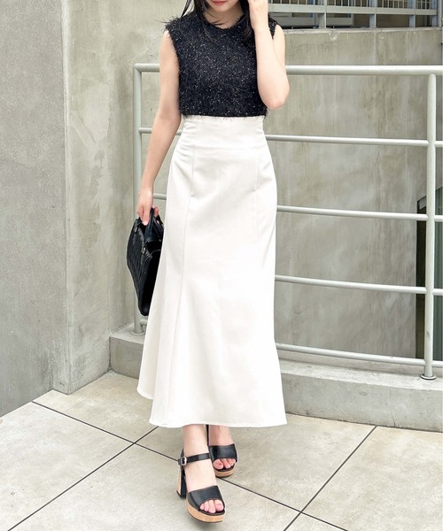 ニット セーター フェザーノースリニット / 1215270801 レディース フェザーノースリニット | PROPORTION BODY DRESSING