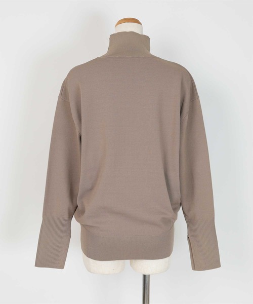 未使用 4.95万 Ⅳ 1piu1uguale3 ドロップショルダー ニット ur's ニット セーター ハイネックドロップショルダーオーバー