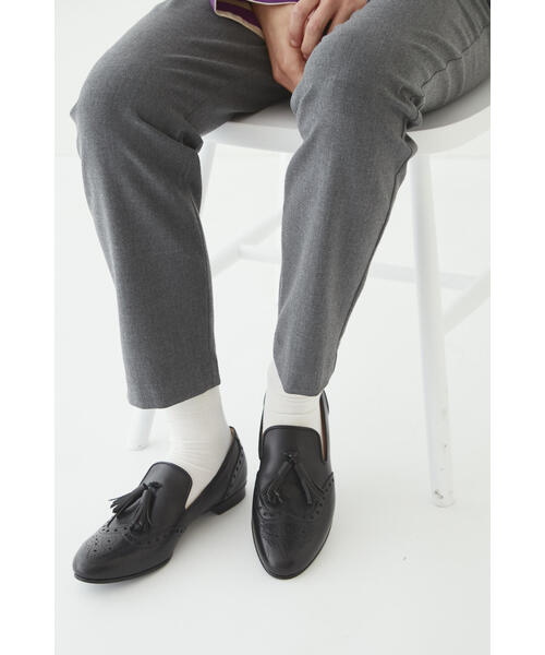 chausser」 スリッポン 24.0cm ブラック レディース TRAVEL SHOES by 