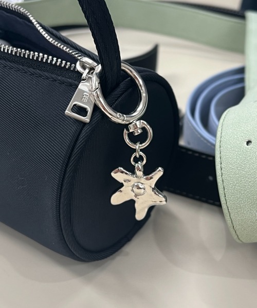 キーホルダーバッグを飾る【Rose Frantz】Three Chain Keyring GIUNON キーケース hand formed flower keychain / ハンド