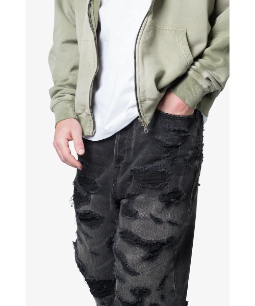 mnml（ミニマル） ジーンズ mnml/ミニマル/DISTRESSED DENIM(24ML