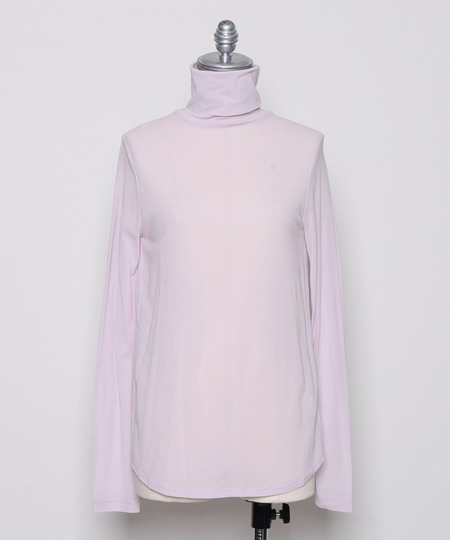 tシャツ 美しい綿の服「付け襟カットソー」 レディース haupia tシャツ 美しい綿の服「付け襟カットソー」 レディース