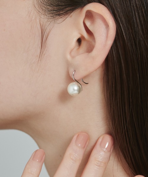 ciite' ピアス パールフックピアス (両耳用) レディース