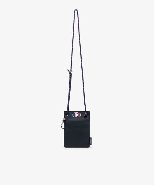 【美品】LACOSTE 黒 サコッシュ LACOSTE クラッチバッグ パーティーバッグ コーデュラ縦型