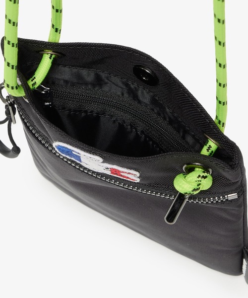 LACOSTE クラッチバッグ パーティーバッグ コーデュラ縦型