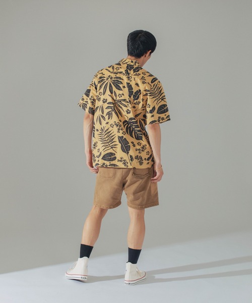 Carhartt シャツ CARHARTT WIP S/S WOODBLOCK SHIRT I033073