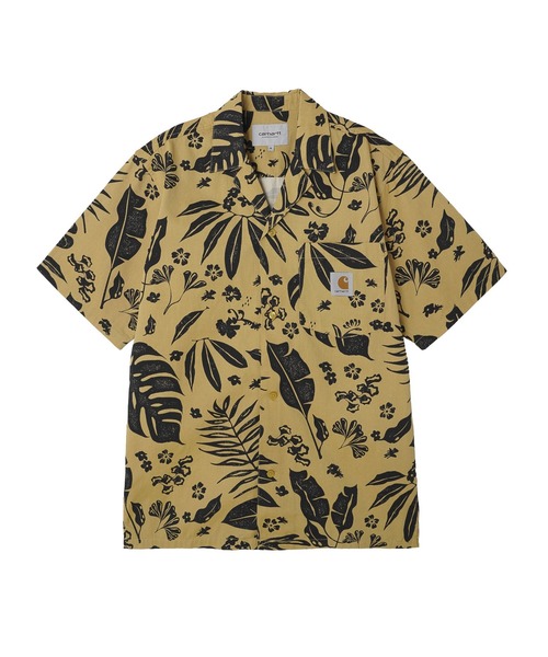 Carhartt シャツ CARHARTT WIP S/S WOODBLOCK SHIRT I033073