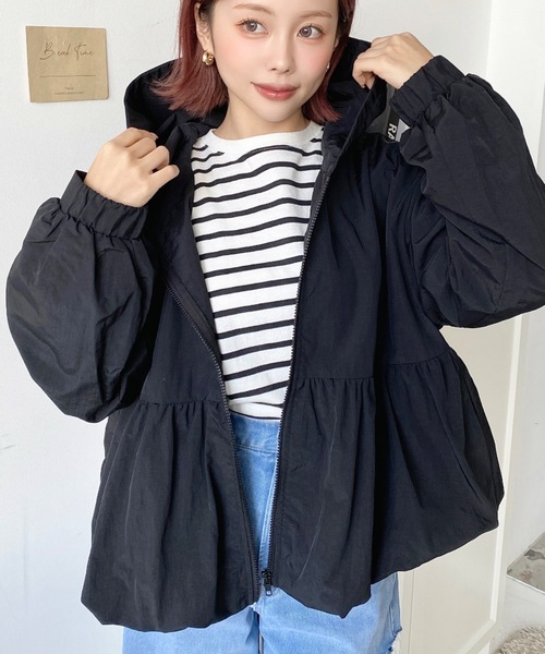 ポロラルフローレン ペプラムナイロンパーカー ジャケット POLO RALPH