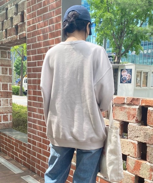 SLOWACID トレーナー スウェット 「UNISEX」SLOW ACID／ピーチ