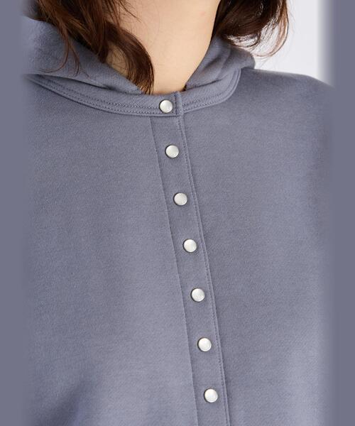 agnes b. カーディガン オーガニックコットン メルトン 長袖