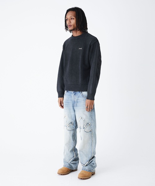 SUPPLIER（サプライヤー） セーター ニット ニット｜Distressed Cross 