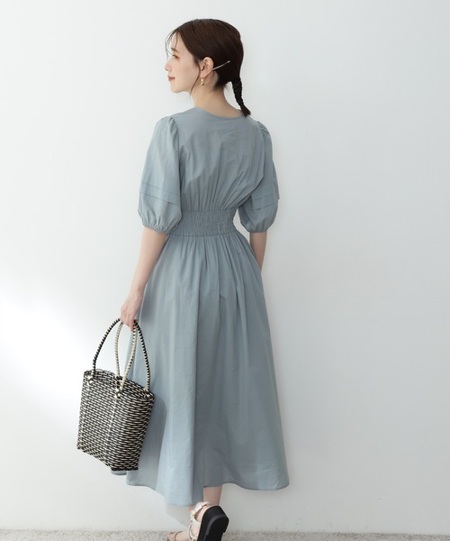 [N.(N. Natural Beauty Basic)] короткий рукав One-piece MEDIUM лиловый женский 