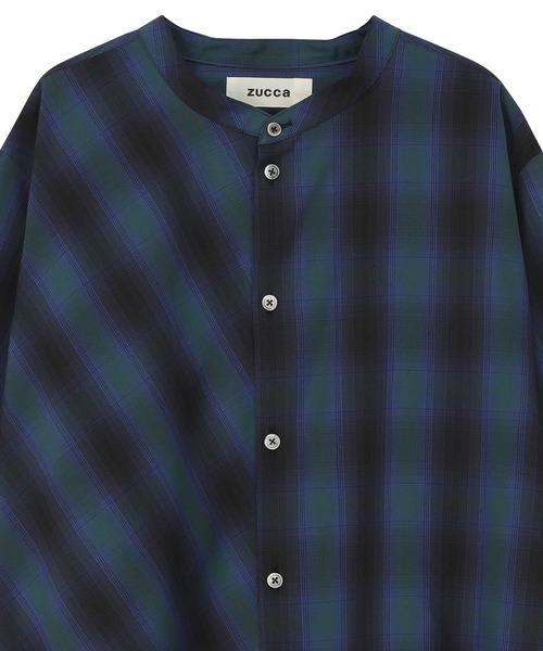 ZUCCa 「ZUCCa」 半袖ブラウス M size ネイビー レディース