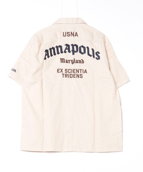 シャツ ANNAPOLIS WORK SHIRT / アナポリス 半袖ワークシャツ / AVIREX / アヴィレックス メンズ レディースの画像