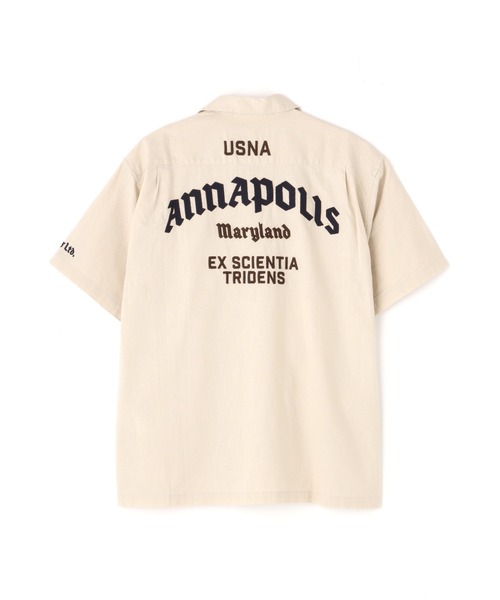 シャツ ANNAPOLIS WORK SHIRT / アナポリス 半袖ワークシャツ / AVIREX / アヴィレックス メンズ レディースの画像