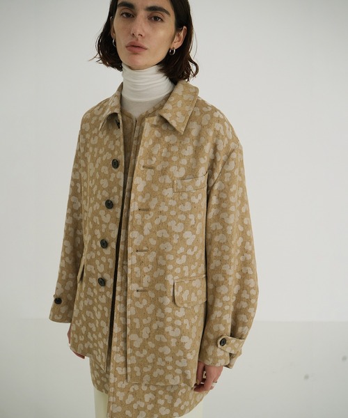 新品 CLANE ★ LEOPARD HUNTING JACKET CLANE（クラネ） コート アウター LEOPARD HUNTING JACKET レディース