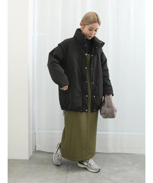 「Samansa Mos2 blue」 ブルゾン F ブラック レディース_画像7