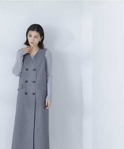 N.Natural Beauty Basic ジャンパースカート ジレワンピース