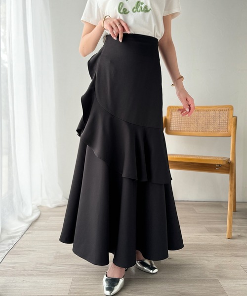 mily bilet スカート 「mily bilet」上品に揺れるシルエットが美しい