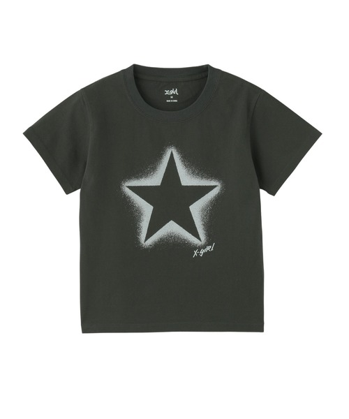 国内配送★X-girl★スプレースター S/S ベビーTシャツ X-girl tシャツ SPRAY STAR S/S BABY TEE レディース : ZOZOTOWN