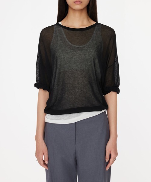 ニット セーター Studio Doe Cool knitted nude top レディース