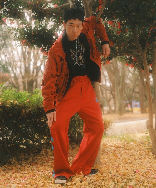 カーディガン MONSTER CROCHET KNIT CARDIGAN メンズ レディースの画像