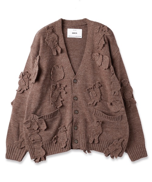 カーディガン MONSTER CROCHET KNIT CARDIGAN メンズ レディースの画像