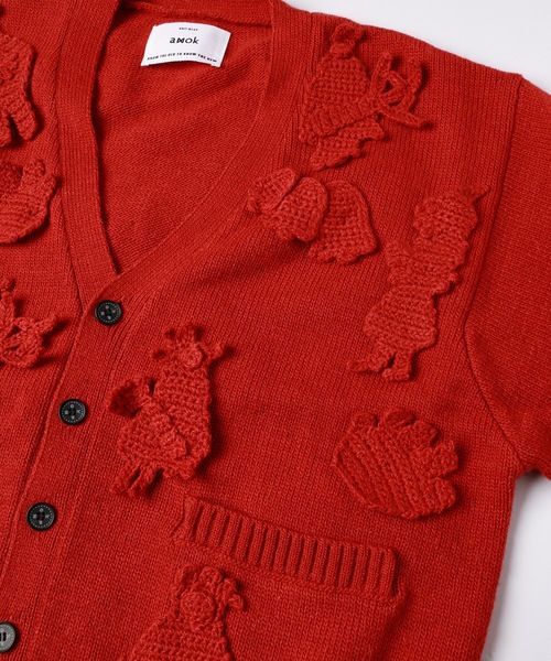 カーディガン MONSTER CROCHET KNIT CARDIGAN メンズ レディースの画像