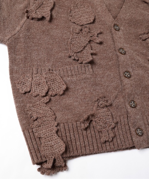 カーディガン MONSTER CROCHET KNIT CARDIGAN メンズ レディースの画像