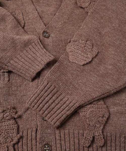 カーディガン MONSTER CROCHET KNIT CARDIGAN メンズ レディースの画像