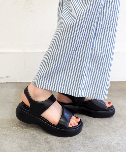 byあしながおじさん サンダル 厚底パデットサンダル 8740215