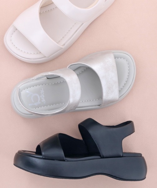 byあしながおじさん サンダル 厚底パデットサンダル 8740215